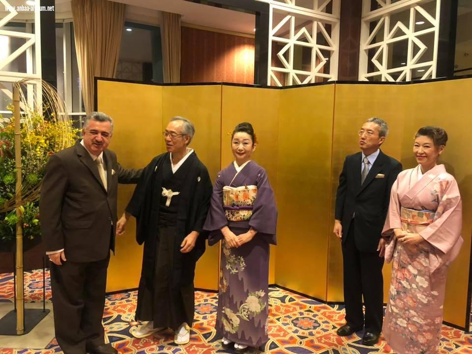 السفير البرزنجي يحضر حفلاً بمناسبة عيد ميلاد الامبراطور الياباني