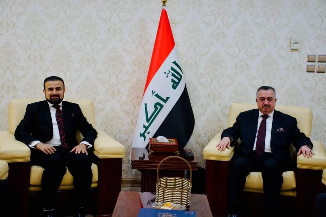 الوكيل البرزنجي يستقبل نائب رئيس اللجنة البارالمبية العراقية لشؤون إقليم كوردستان والوفد المرافق له