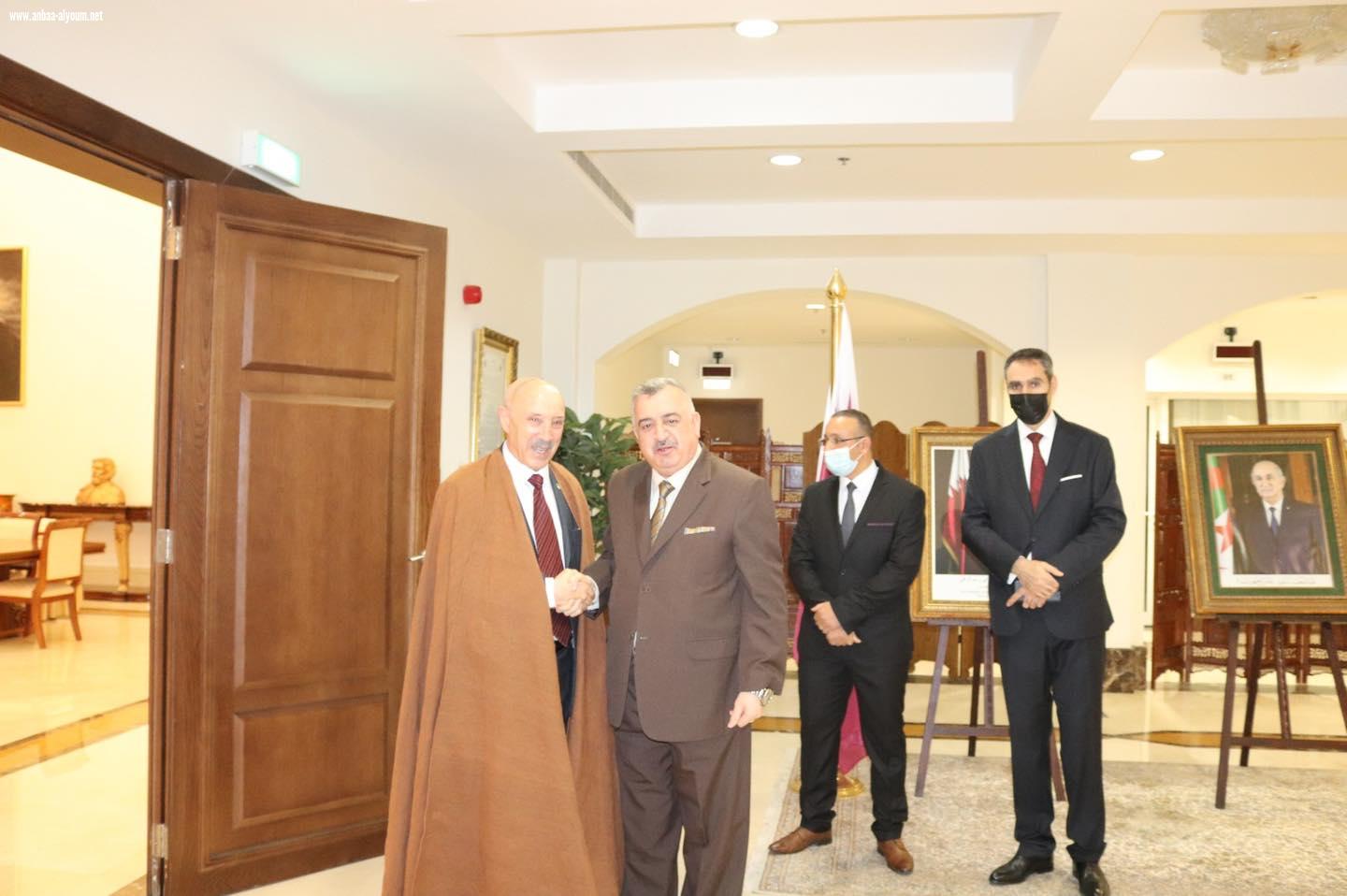 السفير البرزنجي يحضر العيد الوطني للجمهورية الجزائرية الشعبية الشقيقة لدى دولة قطر