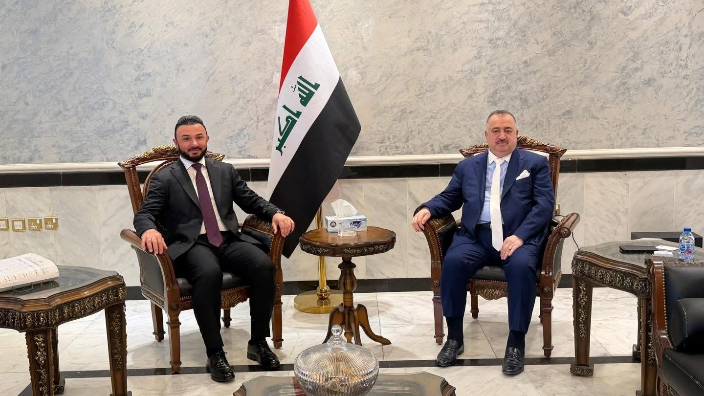سفير جمهورية العراق لدى المملكة الأردنية الهاشمية يستقبل الدكتور  خورشيد مزوري