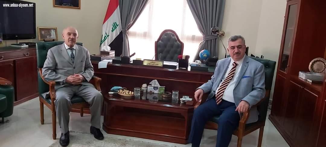 السفير عمر البرزنجي يلتقي سفير الجمهورية الجزائرية الديمقراطية الشعبية لدى دولة قطر الشقيقة