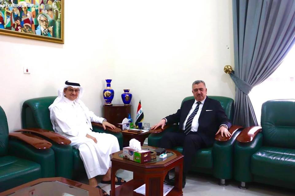 السفير عمر البرزنجي يلتقي سمو السفير السعودي لدى دولة قطر الشقيقة