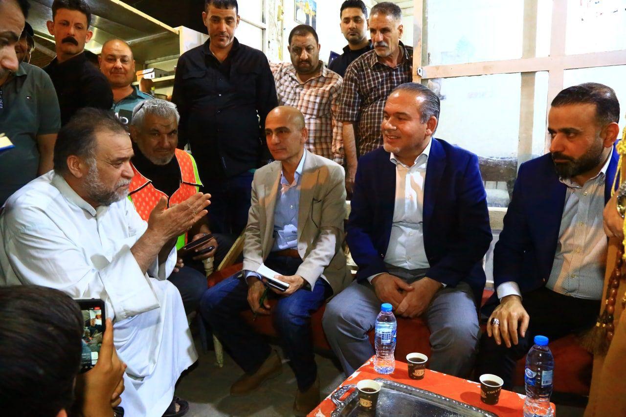 المعمار علاء معن يوجه بتنفيذ عدد من المشاريع الحيوية للارتقاء بواقع مناطق بوب الشام والثعالبة والكريعات ضمن رؤية نهضة بغداد