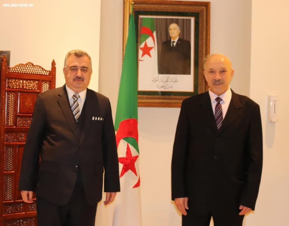 السفير البرزنجي يحضر دعوة مقدمة من سفير الجمهورية الجزائرية الديمقراطية الشعبية في الدوحة