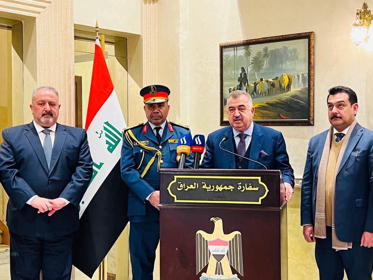 سفارة جمهورية العراق لدى المملكة الأردنية الهاشمية، وغير المقيمة لدى دولة فلسطين تحتفل بالذكرى 105 لتأسيس الجيش العراقي الباسل