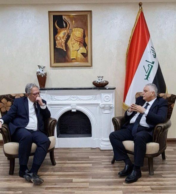 رئيس دائـرة آسيا وأستراليا يلتقي السفير الاندنوسي لدى العراق .