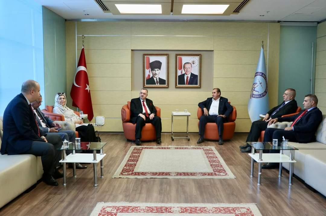 وكيل وزارة الخارجيَّة للشُؤُون مُتعددة الأطراف والشُؤُون القانونيِّة يصل إلى أنقرة في زيارة رسميَّة