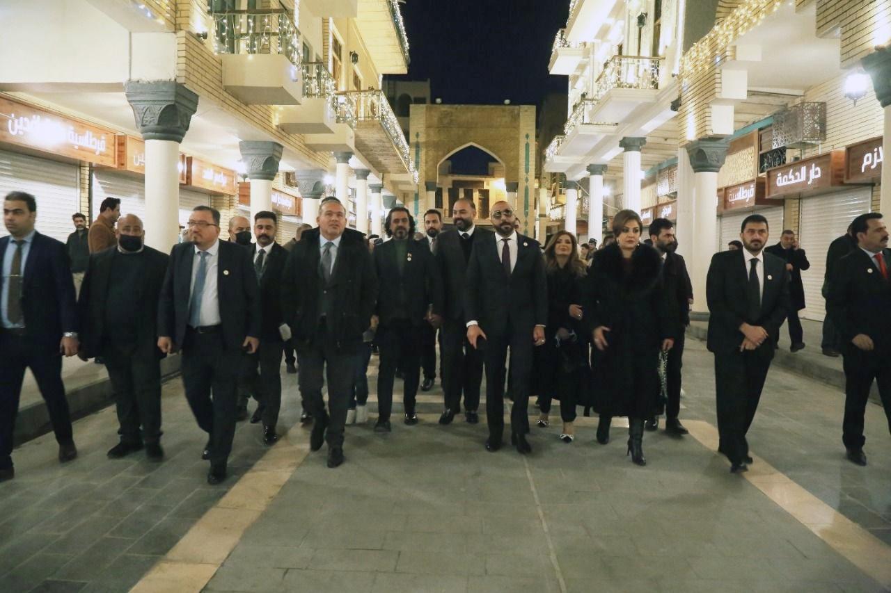 فنانون واعلاميون ونشطاء بحقوق الانسان  يشيدون بمشروع نهضة بغداد الذي اعاد الحياة لروح بغداد