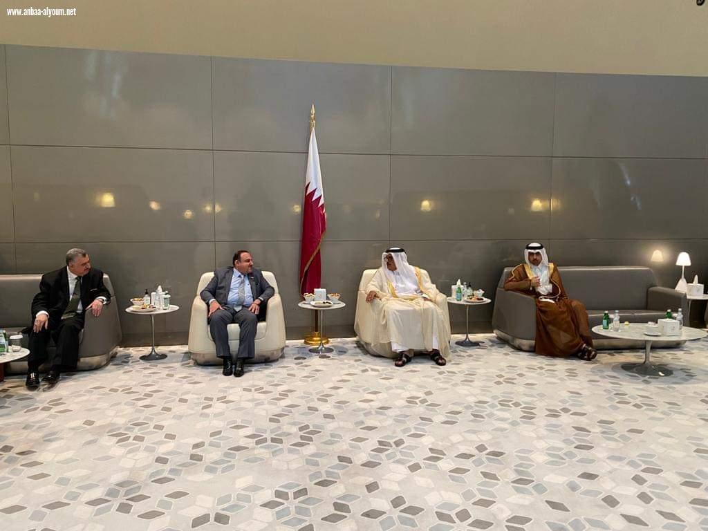 السفير البرزنجي يستقبل معالي وزير العدل والوفد المرافق في زيارة رسمية الى دولة قطر