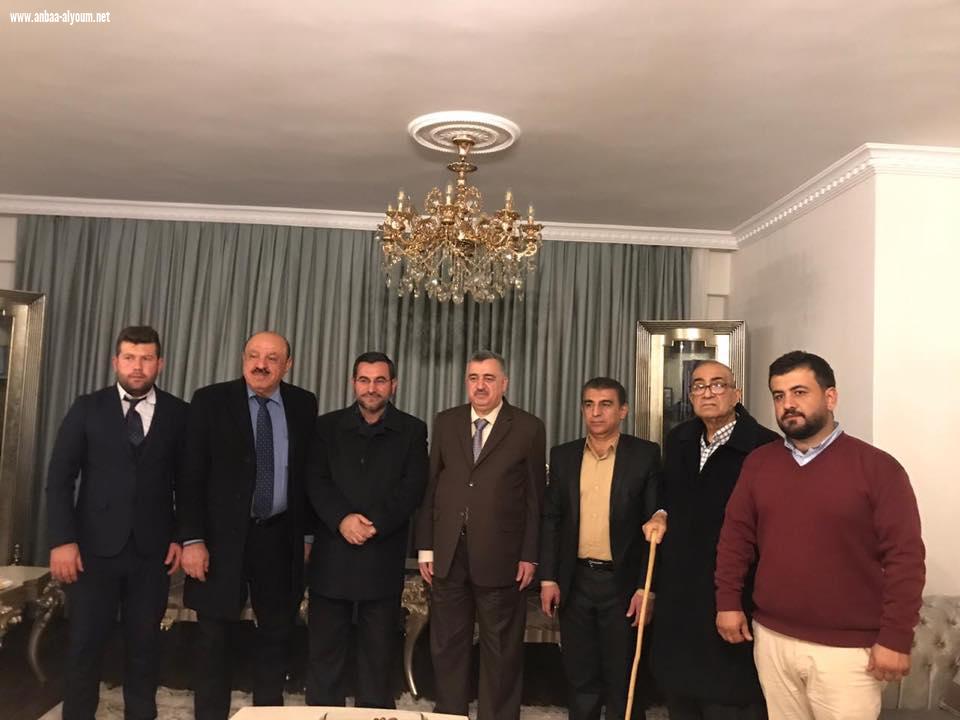 البرزنجي يستقبل رئيس حركة المساواة في كوردستان العراق في السليمانية قبل عودته الى قطر