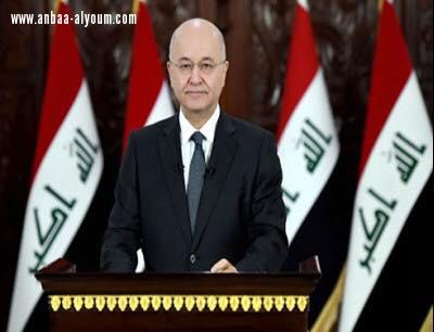 امير دولة قطر الشقيقة يجري اتصالاً هاتفياً مع الرئيس العراقي