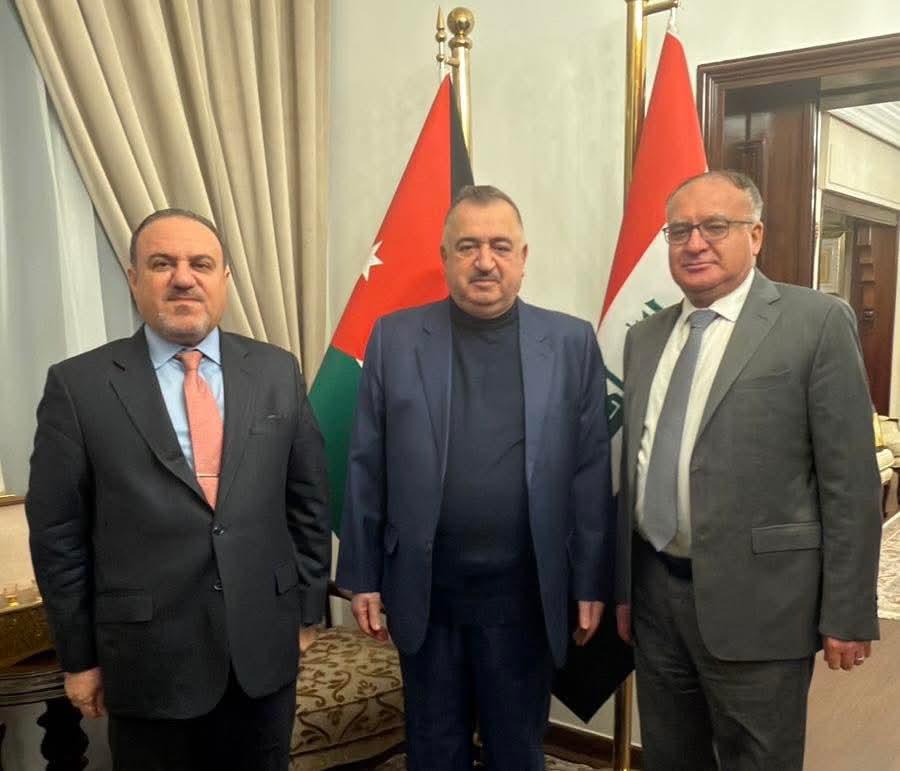 سفير جمهورية العراق لدى المملكة الأردنية الهاشمية يستقبل وزير العدل السابق القاضي سالار عبد الستار