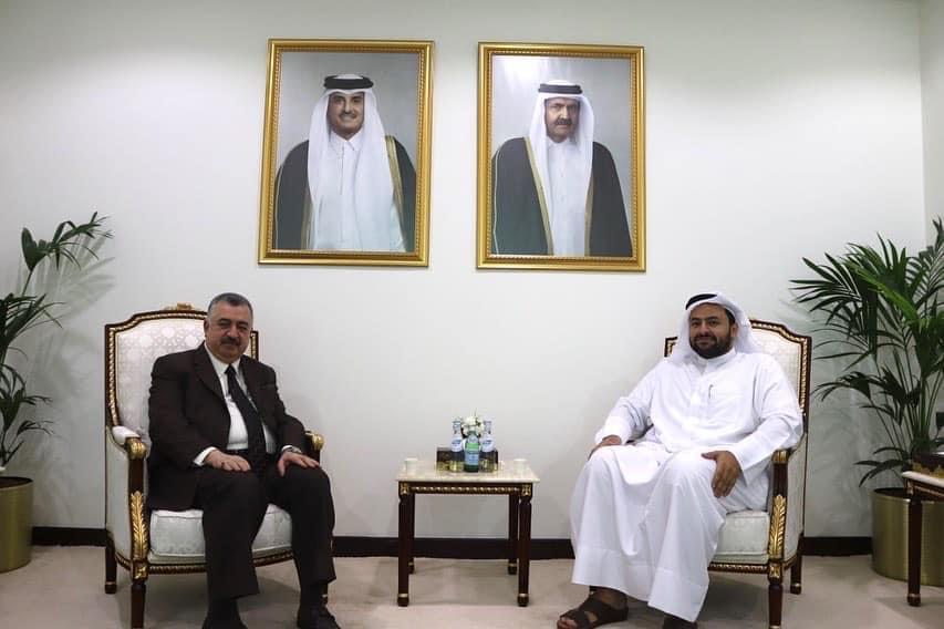 السفير البرزنجي يزور سعادة مساعد وزير الخارجية للشؤون الإقليمية في وزارة خارجية دولة قطر الشقيقة