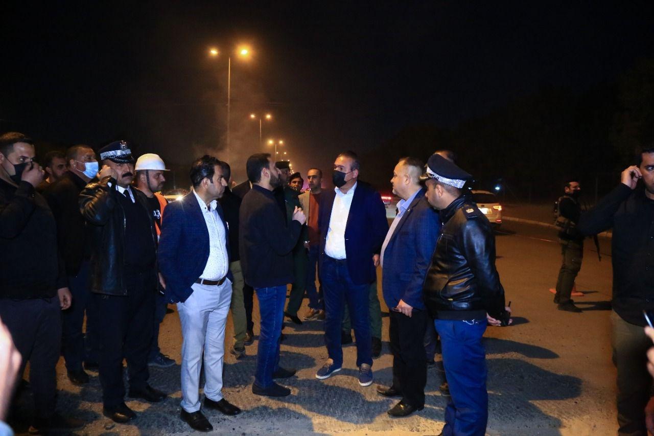 المعمار علاء معن يوجه باكساء شارع ١٤ تموز الاسبوع المقبل مؤكداً بان العمل جار على تأهيله وفق المواصفات الفنية العالية