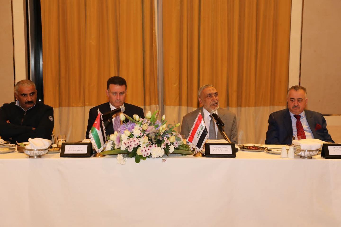 رئيس مجلس النواب يجتمع بعدد من السفراء ورؤساء الهيئات الدبلوماسية في عمان بحضور رئيس مجلس النواب الاردني والسفير البرزنجي