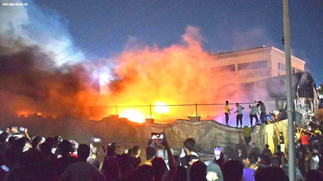السفير عمر البرزنجي يعبر عن غاية الأسف والحزن لفاجعة حريق مدينة الناصرية العزيزة (محافظة ذي قار)