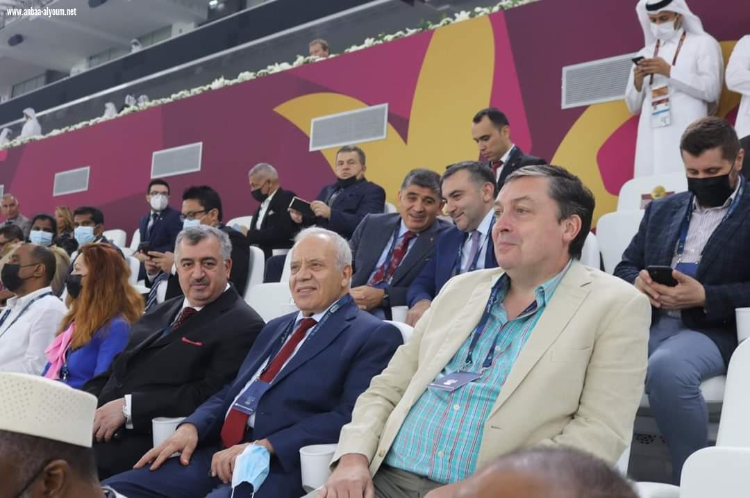السفير البرزنجي يحضر نهائي كأس الامير بدعوة رسمية من الاتحاد القطري لكرة القدم