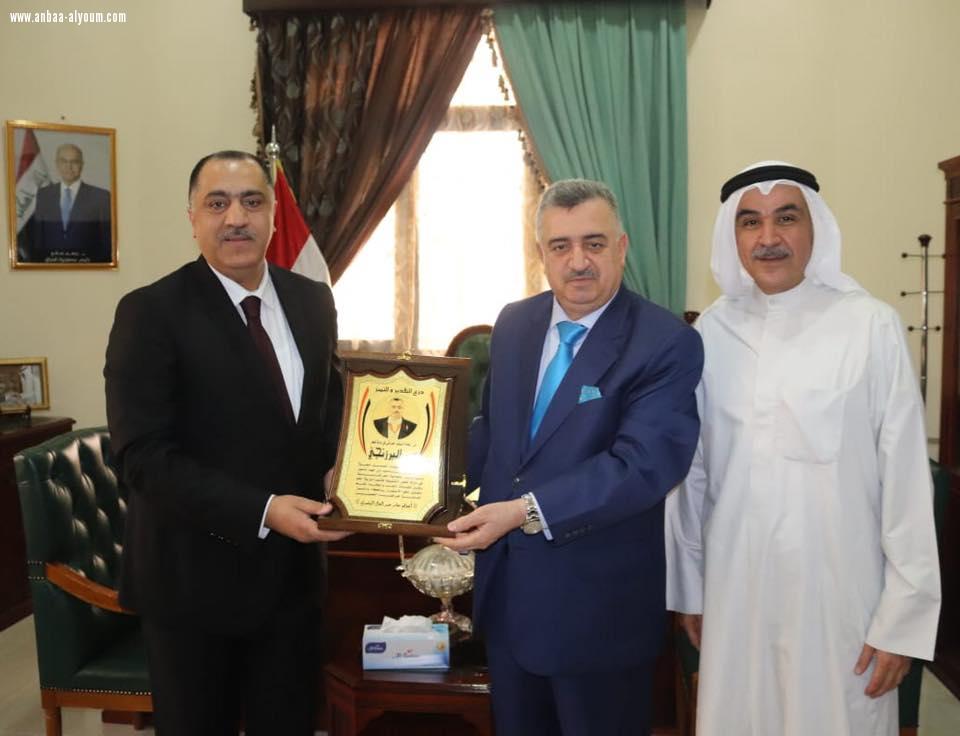 السفير البرزنجي يستقبل رجل الاعمال العراقي السيد عامر عبدالعال