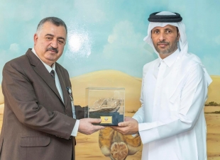 السفير البرزنجي  في زيارة الى محميات الدولة الخارجية لدى دولة قطر الشقيقة