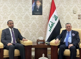 وكيل وزارة الخارجية عمر البرزنجي يستقبل عضو مجلس النواب العراقي ووزير العمل السابق الدكتور عادل الركابي