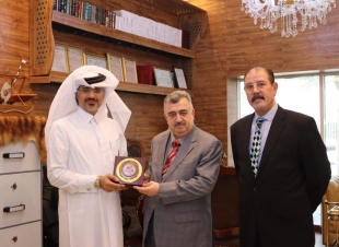 ‎السفير عمر البزنجي يلتقي مع رئيس مجلس ادارة ارض القانون للمحاماة والاستشارات القانونية.