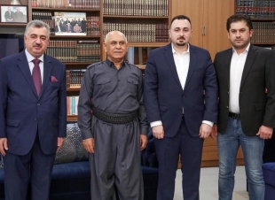 الشيخ جعفر الشيخ مصطفى يستقبل سفير جمهورية العراق في دولة قطر الشقيقة عمر البرزنجي 