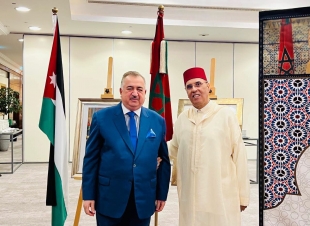 سفير جمهورية العراق لدى المملكة الأردنية الهاشمية يشارك في حفل الاستقبال الذي أقامته سفارة المملكة المغربية بمناسبة عيد العرش