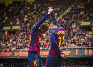 برشلونة يتغلب على فياريال ويعزز صدارته للدوري الإسباني