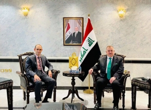سفير جمهورية العراق لدى المملكة الأردنية الهاشمية يستقبل السفير البلجيكي الجديد لدى الأردن