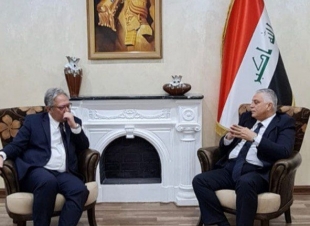 رئيس دائـرة آسيا وأستراليا يلتقي السفير الاندنوسي لدى العراق .