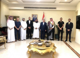 السفير البرزنجي يقيم دعوة عشاء على شرف الضباط العراقيين خريجي كلية القيادة والاركان