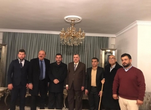 البرزنجي يستقبل رئيس حركة المساواة في كوردستان العراق في السليمانية قبل عودته الى قطر