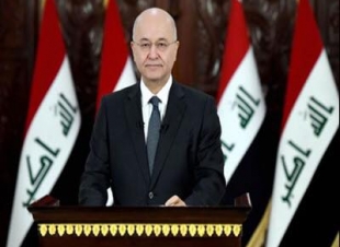  امير دولة قطر الشقيقة  يجري اتصالاً هاتفياً مع  الرئيس العراقي