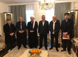 السفير البرزنجي يستقبل سماحة الشيخ بهاء الدين النقشبندي