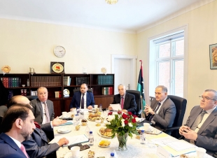 رئيس بعثة العراق في الدنمارك يحضر لقاء سفراء العرب في مقر سفارة دولة ليبيا. 