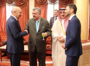 السفير البرزنجي يحضر حفل استقبال على شرف السفير الإيطالي بمناسبة انتهاء فتره عمله