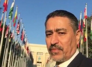 السفير البرزنجي يشارك مراسيم صلاة الجنازة ودفن الدبلوماسي في سفارة جمهورية العراق