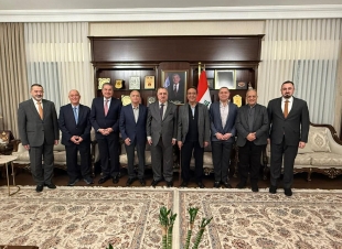 سفير جمهورية العراق لدى المملكة الأردنية الهاشمية يستقبل وزير خارجية جمهورية العراق السابق