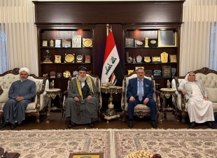 سفير جمهورية العراق لدى المملكة الأردنية الهاشمية يستقبل شيخ الطريقة القادرية الشيخ محمد الشيخ عبدالرحمن البرزنجي