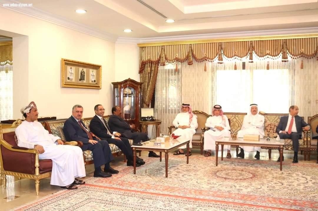 السفير البرزنجي يلبي دعوة من قبل سعادة سفير سلطنة عُمان لدى دولة قطر الشقيقة