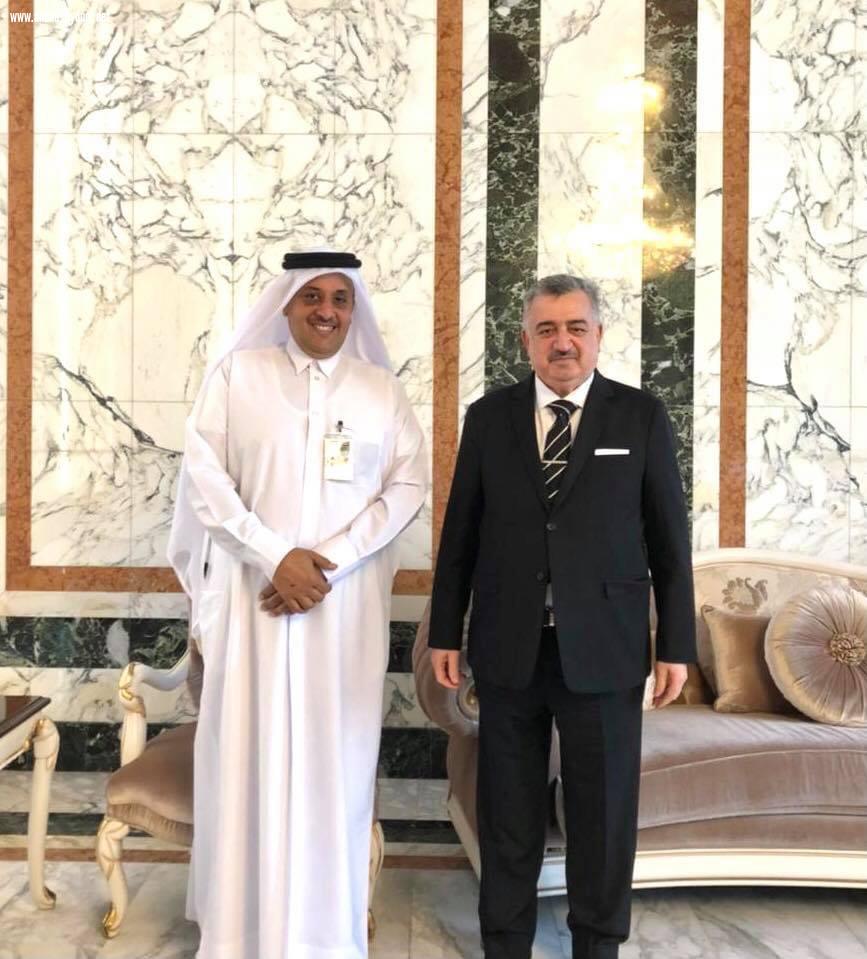 سفير جمهورية العراق في دولة قطر وسفير دولة قطر في بغداد يلتقيان