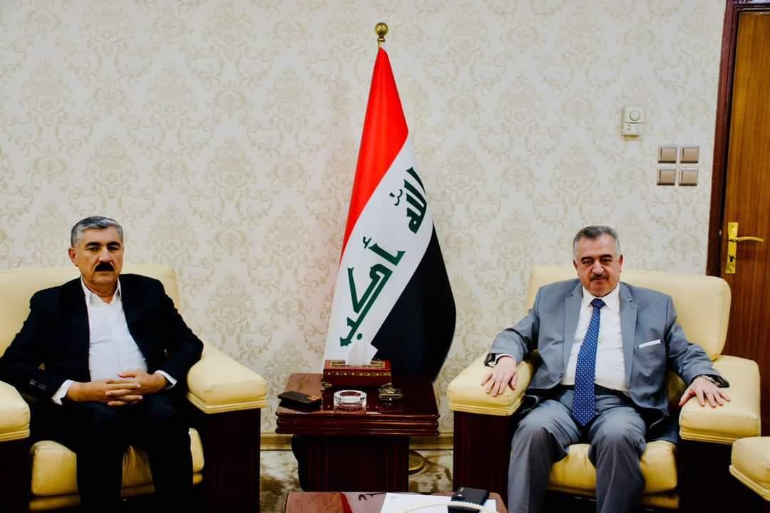 الوكيل البرزنجي يستقبل شيخ قبيلة الجانبولات من الطائفة الإيزيدية