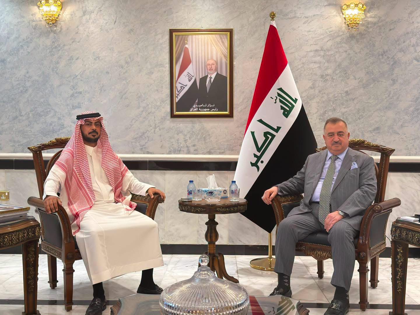 سفير جمهورية العراق لدى المملكة الأردنية الهاشمية يستقبل السيد عبدالله فلاح الجهيم