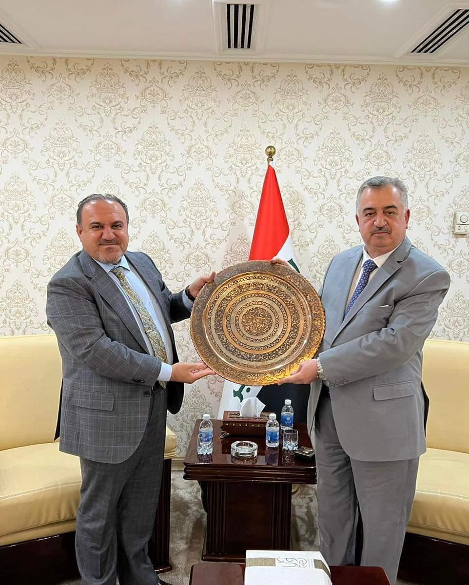 وكيل وزارة الخارجية البرزنجي يستقبل معالي وزير العدل السابق