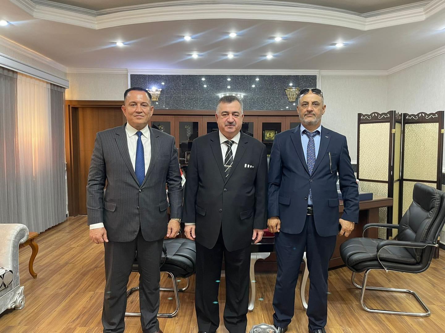 الوكيل البرزنجي يستقبل: سكرتير فخامة رئيس الجمهورية السابق، والمستشار الإقتصادي والمالي لرئيس الوزراء