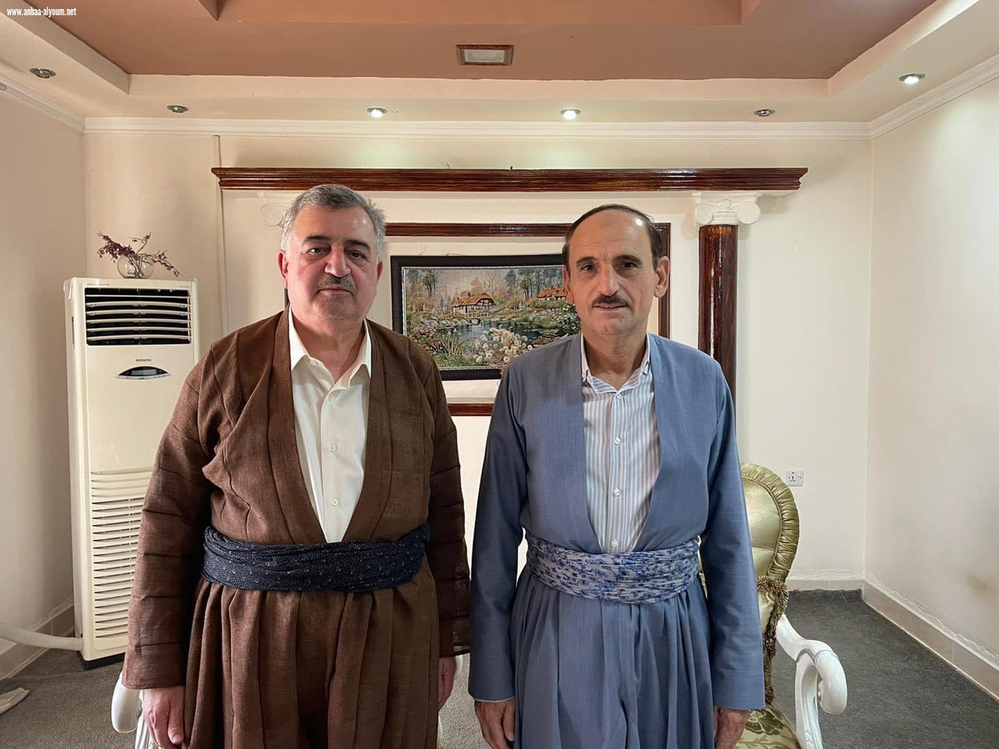 السفير عمر البرزنجي وعائلته يلبون دعوة عضو برلمان إقليم كوردستان السابق حمه سعيد