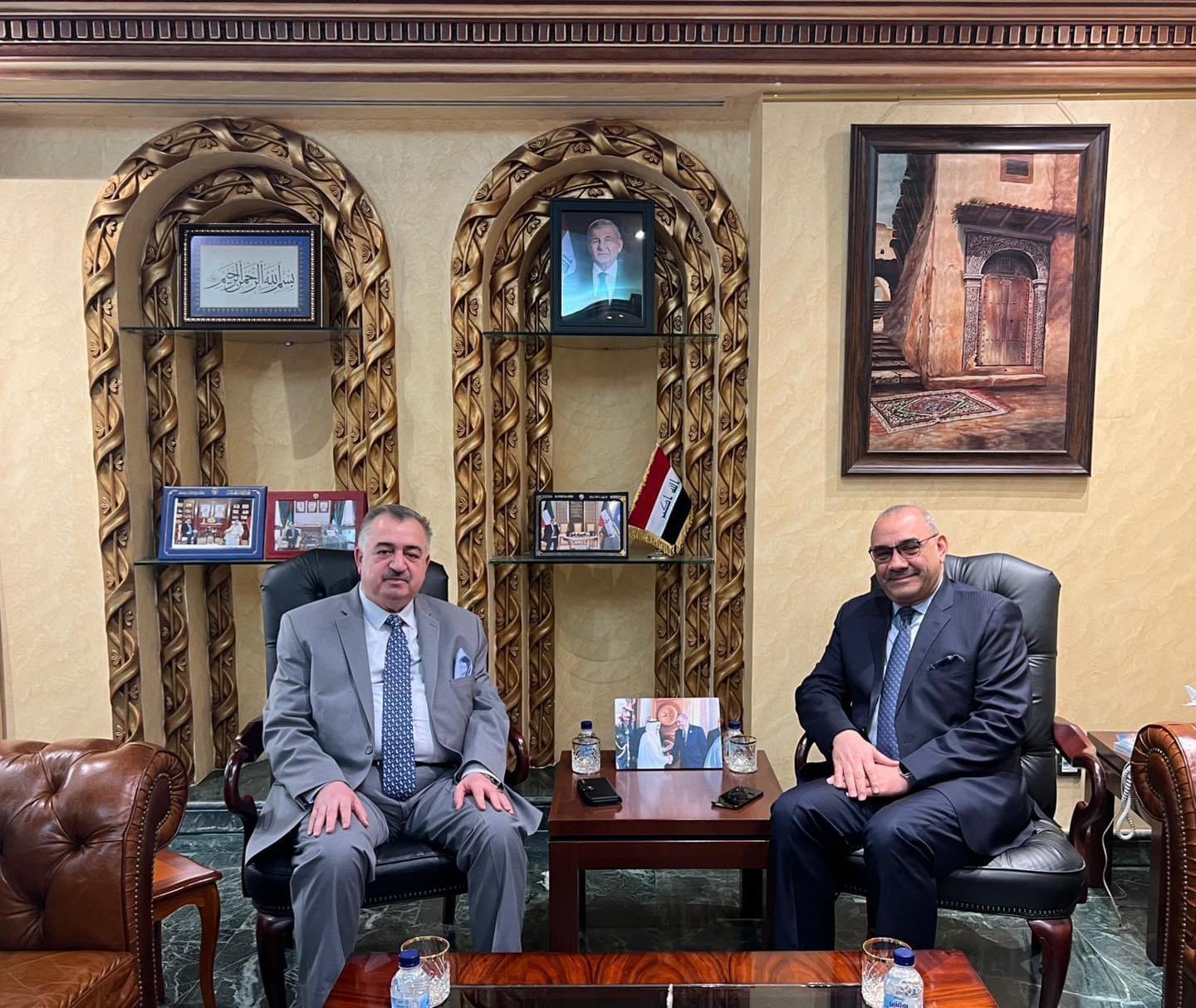 الوكيل البرزنجي يصل إلى دولة الكويت ويزور سفارة جمهورية العراق المُعتمدة لديها