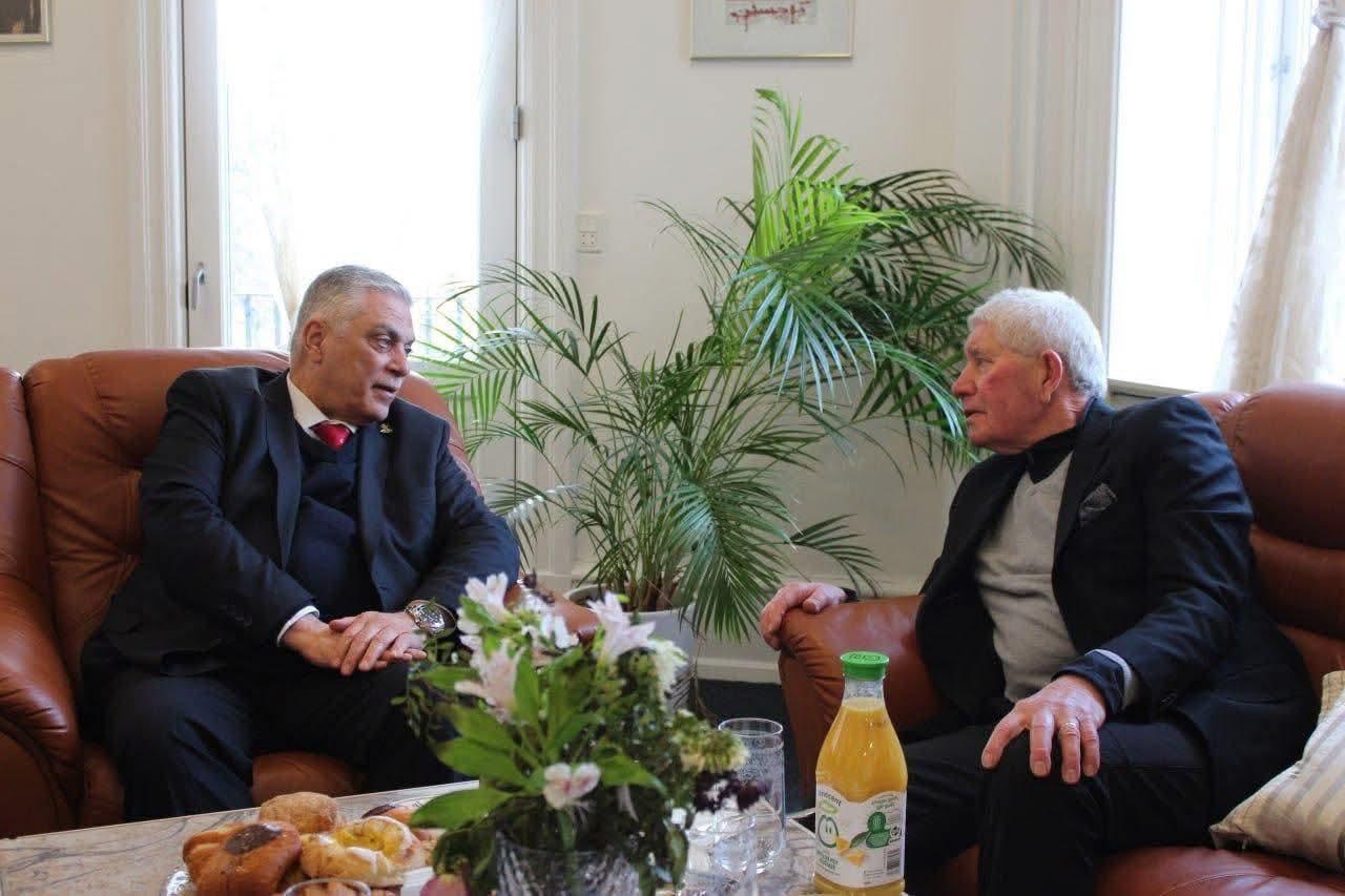 لقاءرئيس بعثة جمهورية العراق  مع المدير العام لشركة (سكانديفاز