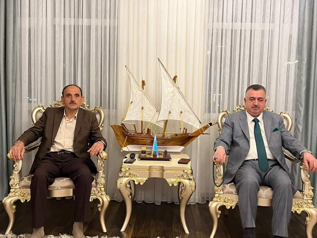 وكيل وزارة الخارجية عمر البرزنجي يستقبل النائب الاسبق في برلمان اقليم كوردستان العراق السيد حمه سعيد حمه علي