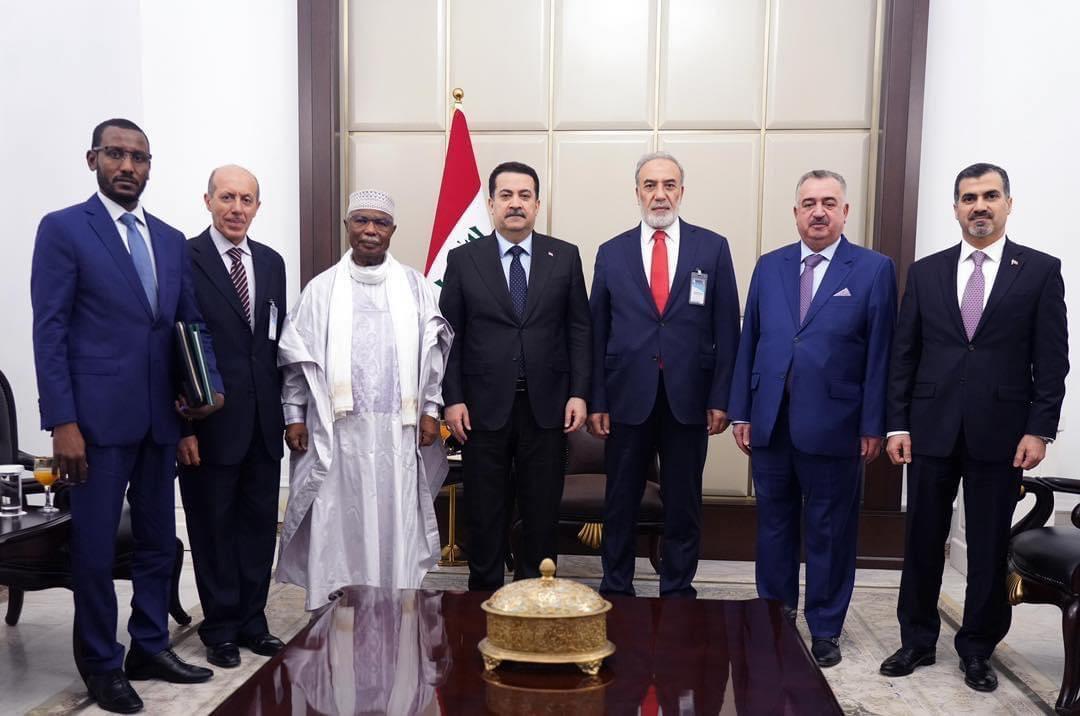 رئيس مجلس الوزراء السيد محمد شياع السوداني يستقبل الأمين العام لمنظمة التعاون الإسلامي